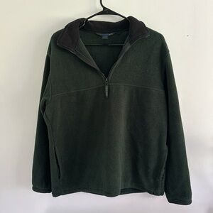 J. Crew Green Zip Up Sweater Classic Casual Style